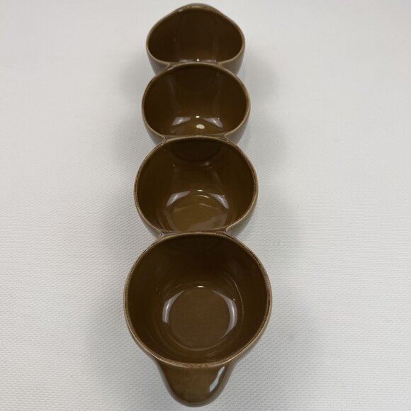 Taste Of Home Other - Taste Of Home Entertaining Brown Ceramic 4 Section Serving Dish Condiment Bowl